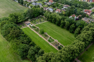 Luftbild vom Kurpark Bad Schmiedeberg